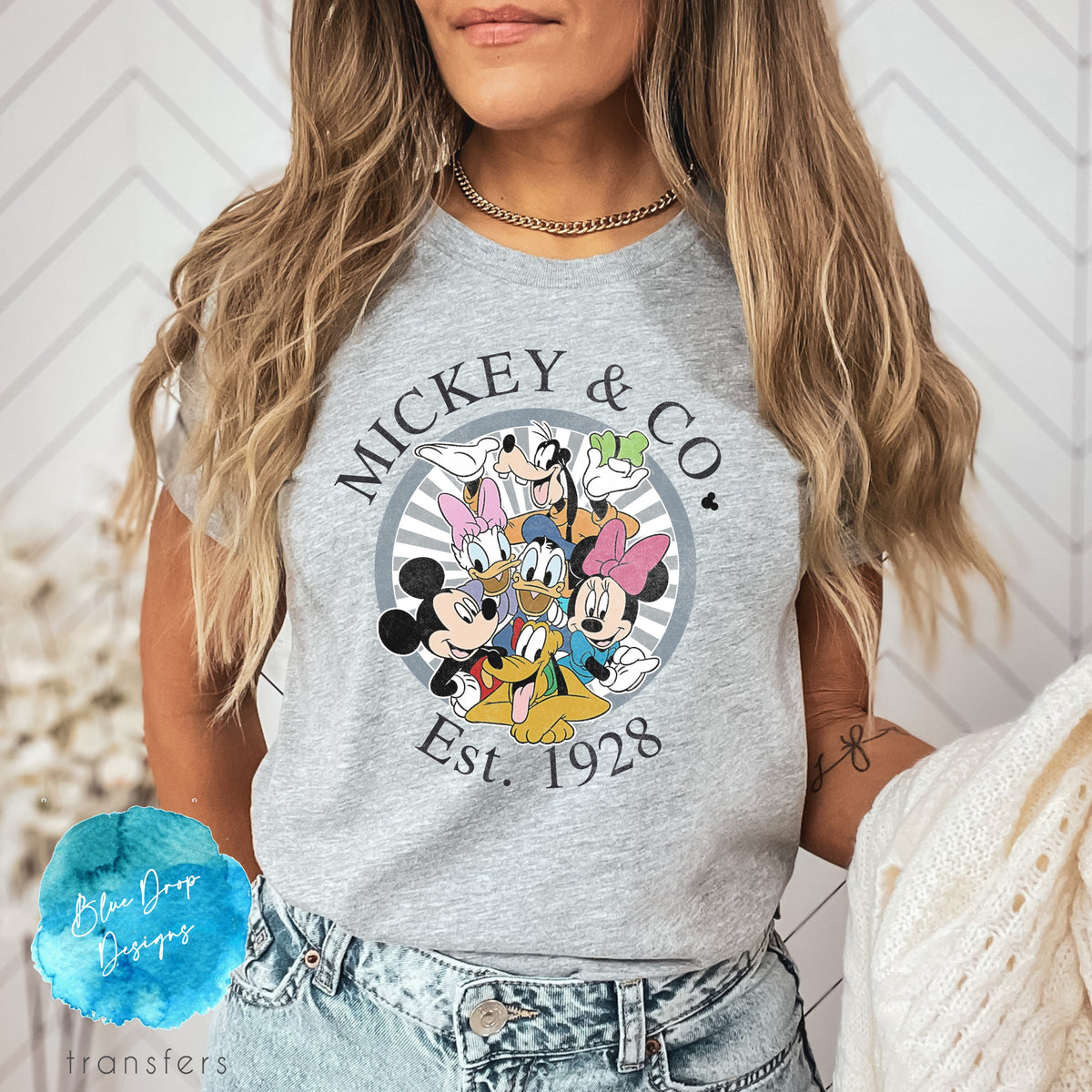Mouse & Co. Color Characters Full Colour Heat Transfer