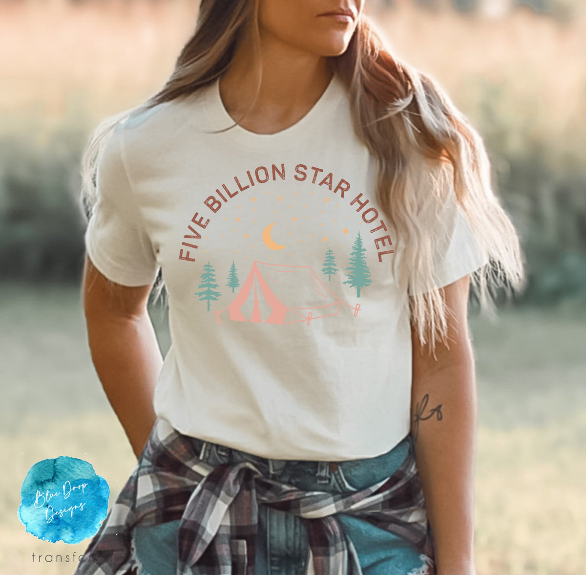 Five Billion Star Hotel Full Color Heat Transfer