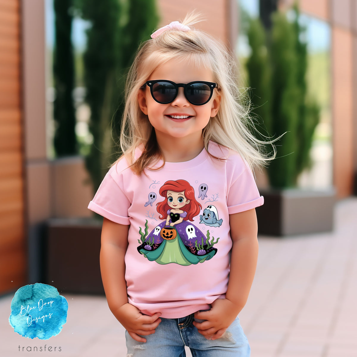 Princess Ariel Full Color Heat Transfer