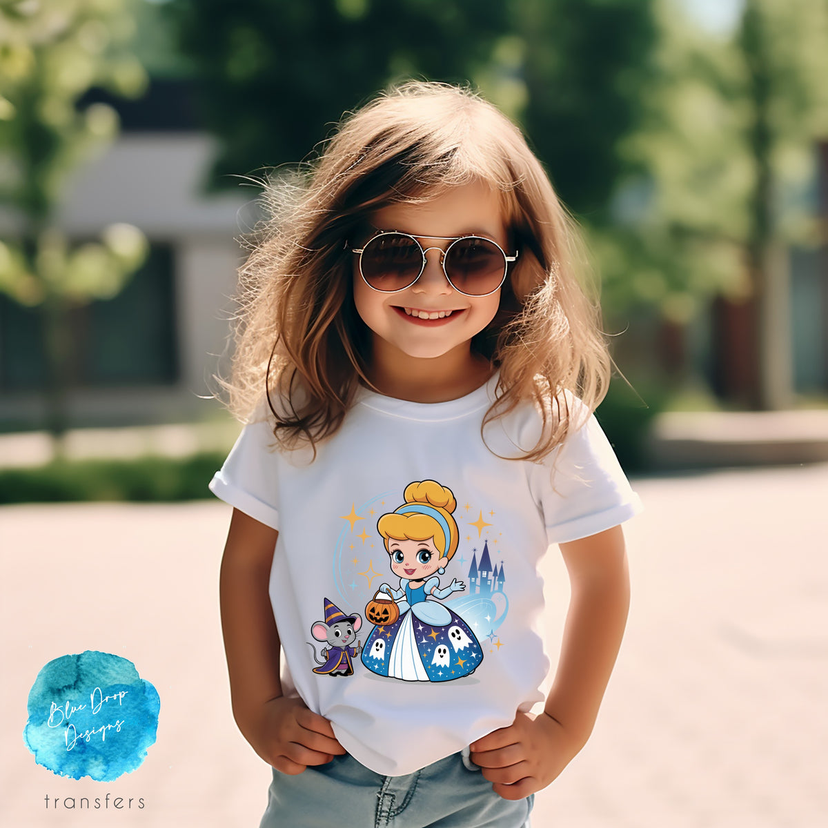 Princess Cinderela Full Color Heat Transfer