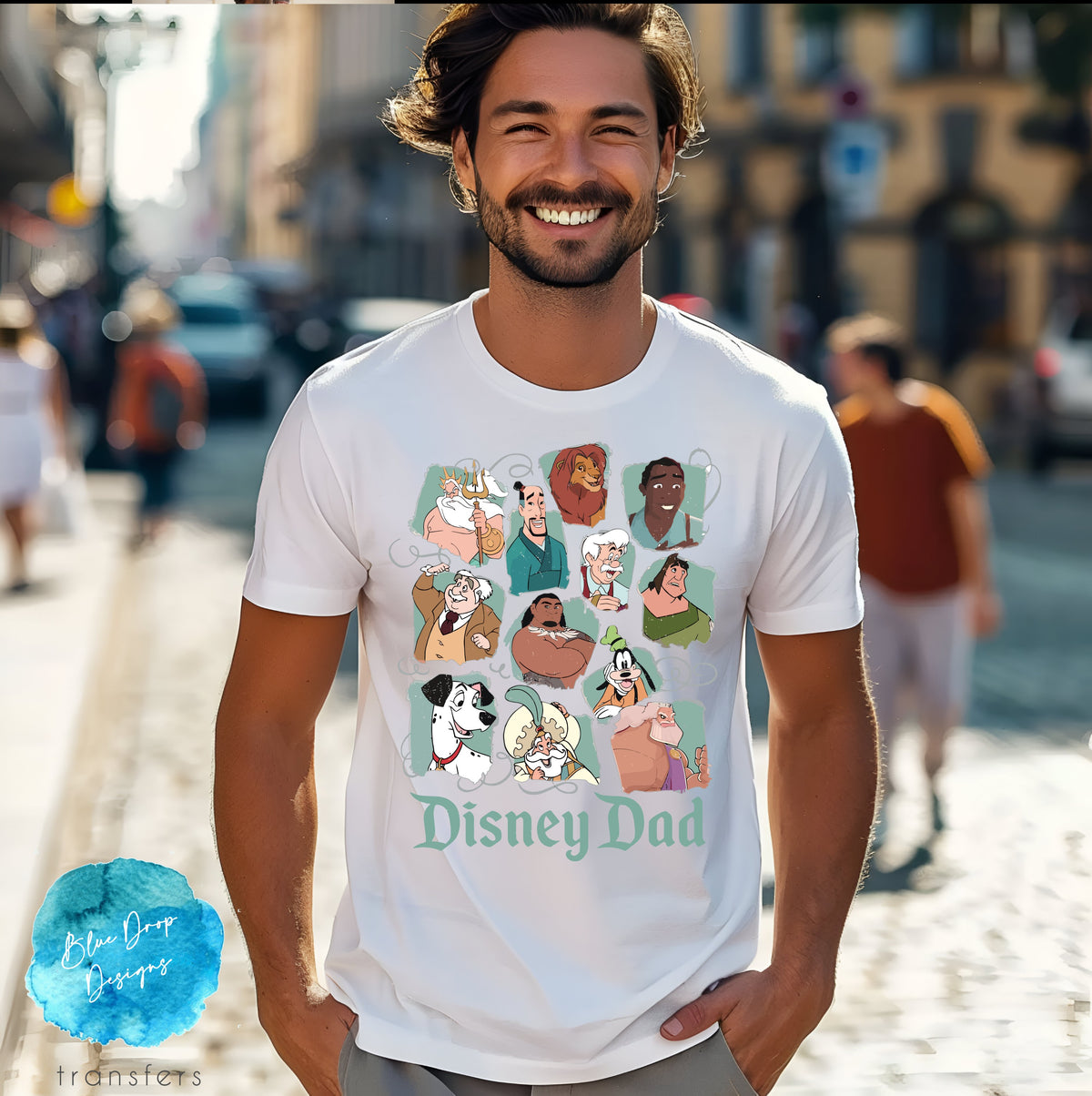 Magical Dad Full Colour Heat Transfer