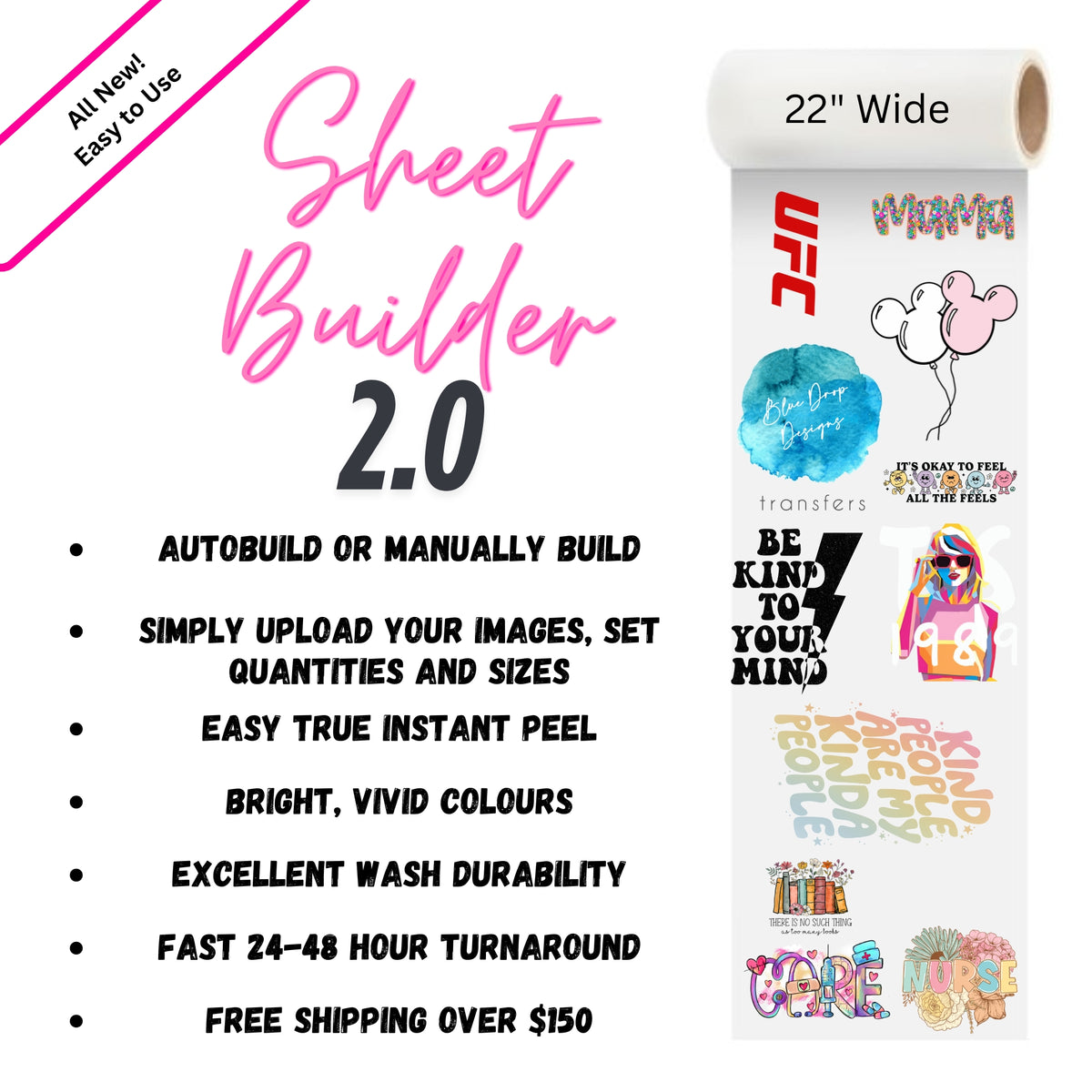 Order a Gang Sheet (File Upload and SheetBuilder)