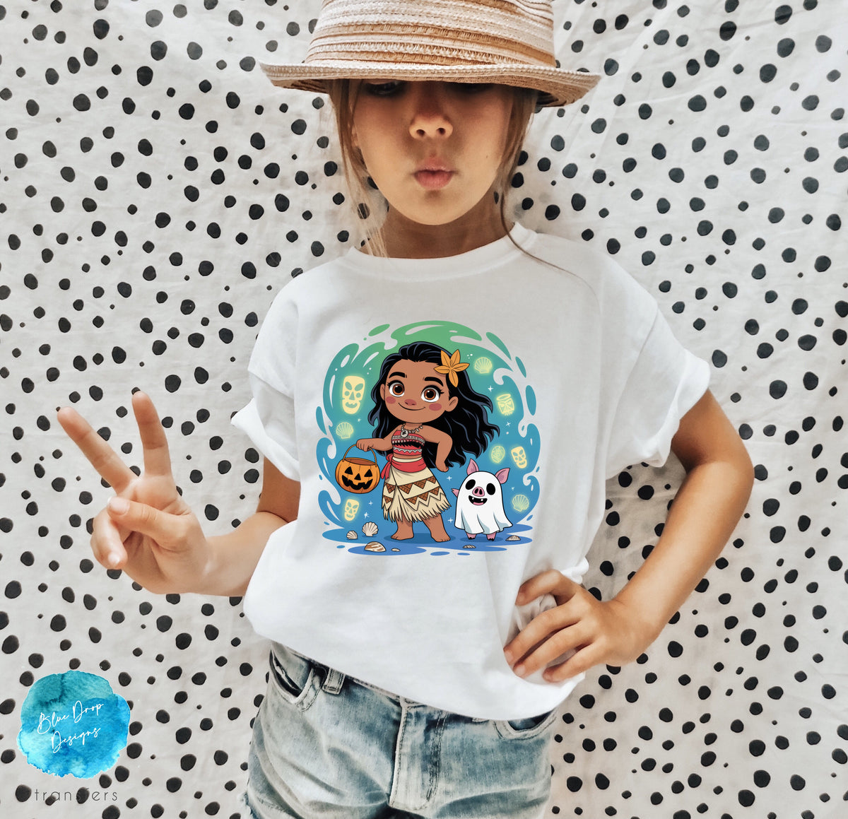 Princess Moana Full Color Heat Transfer