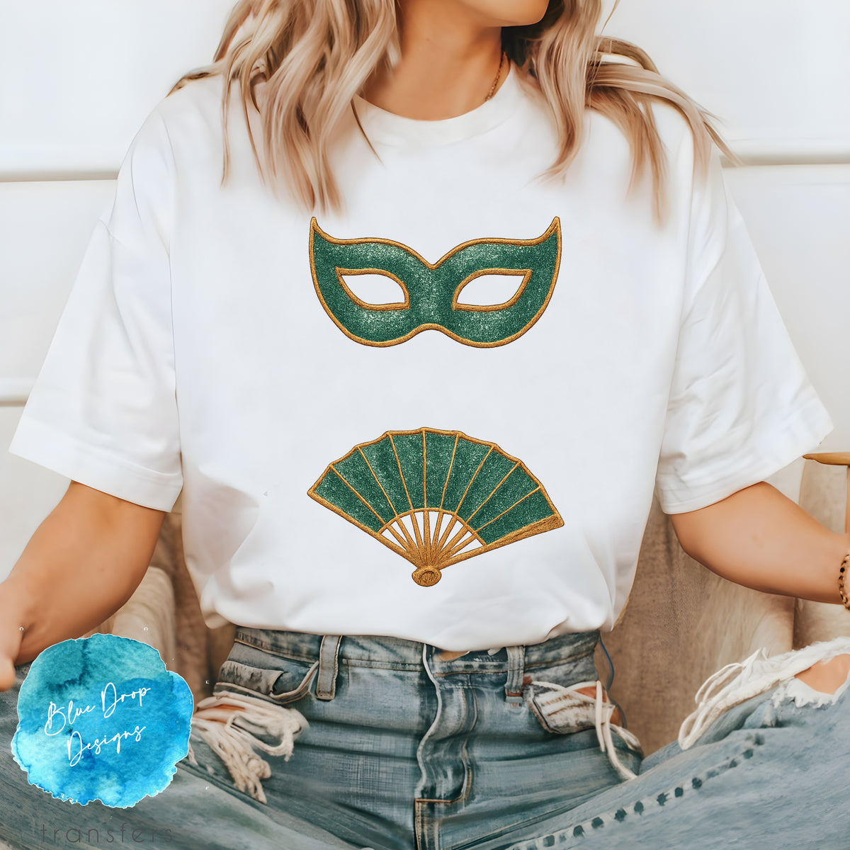 Showgirl Mask Fan Taylor Full Color Heat Transfer