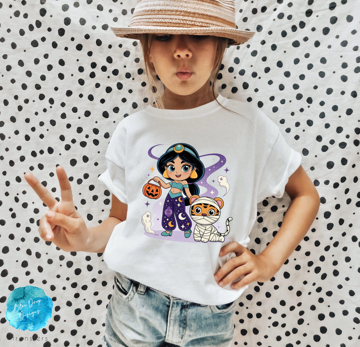Princess Jasmine Full Color Heat Transfer