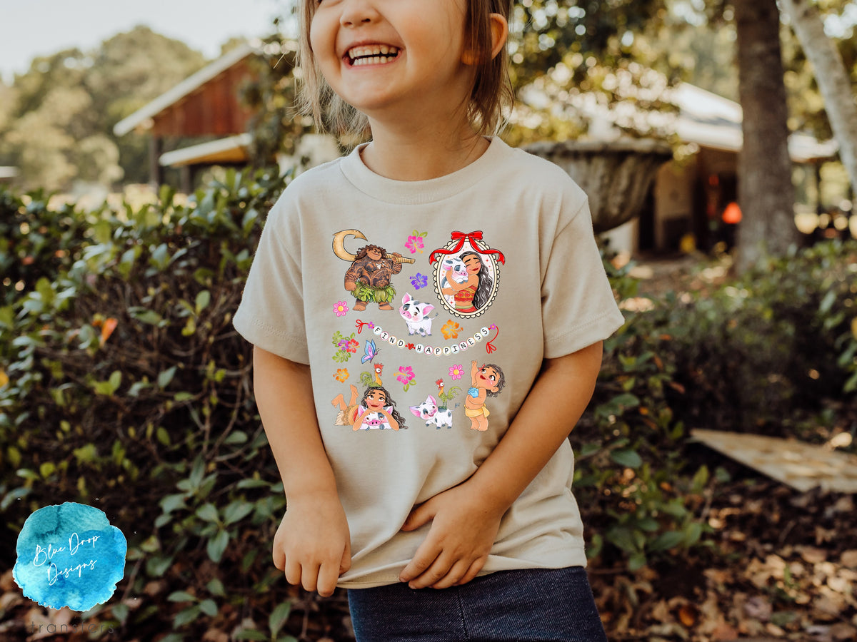 Polynesian Princess Mixup Full Color Heat Transfer