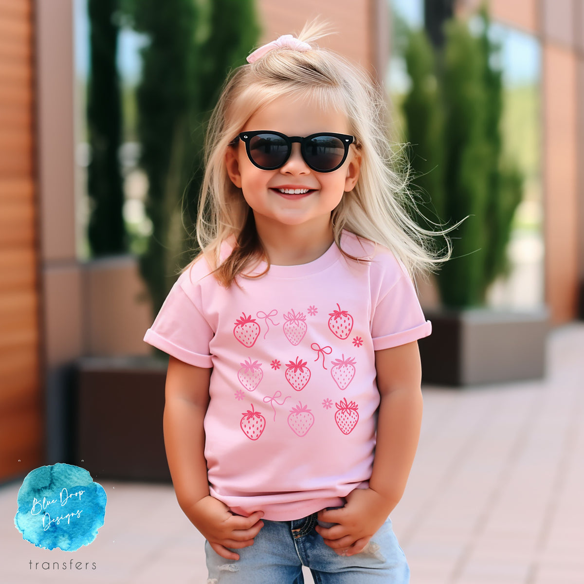 Strawberries Full Colour Heat Transfer