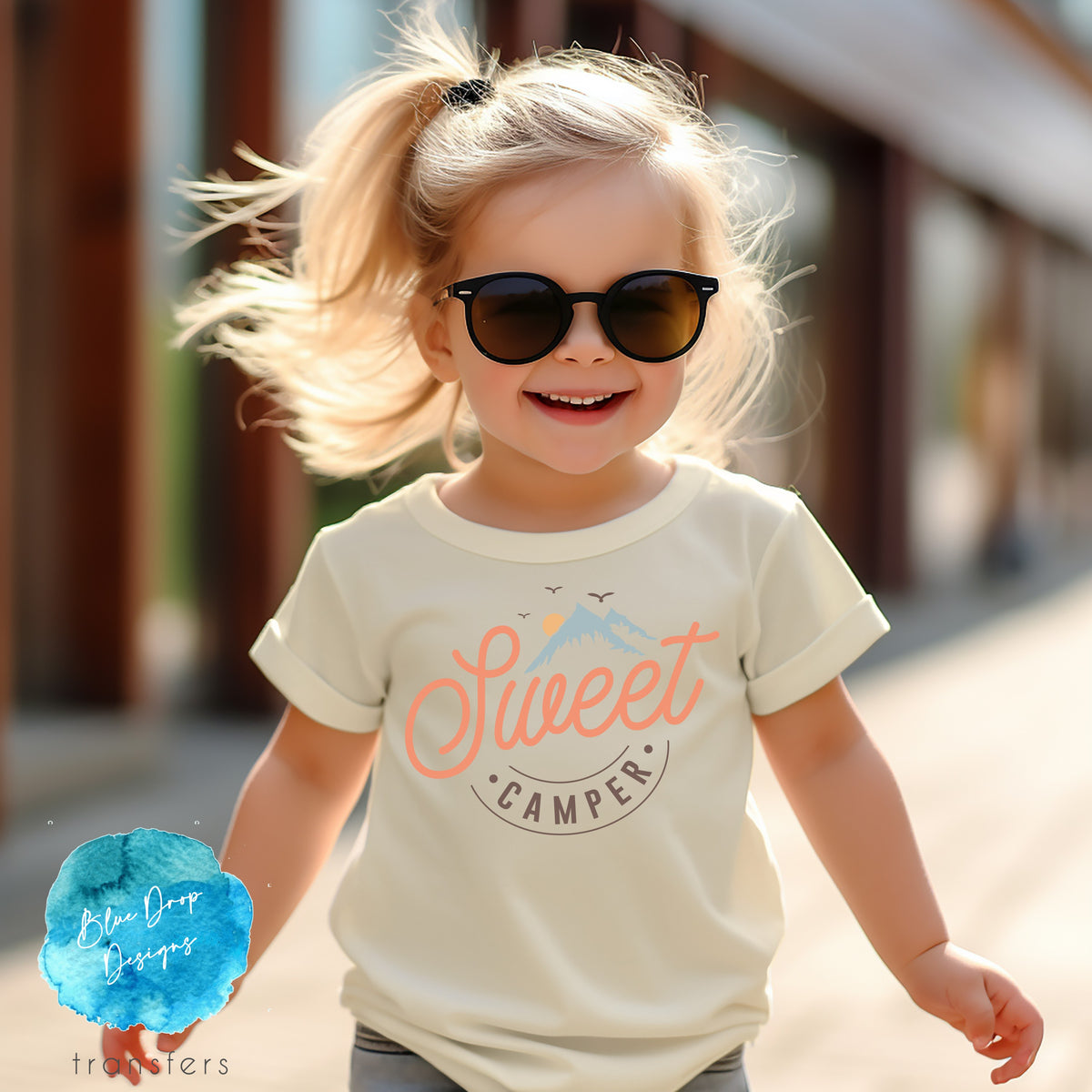 Sweet Camper Full Colour Heat Transfer