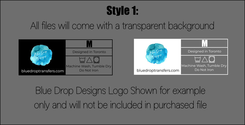 Drop File Tags Downloadable Digital Files – Blue Drop Transfers