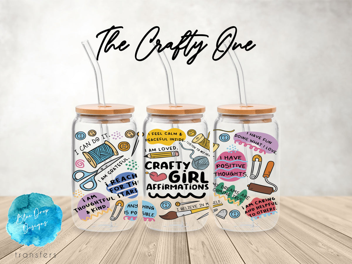 The Crafty One UV DTF Cup Wrap