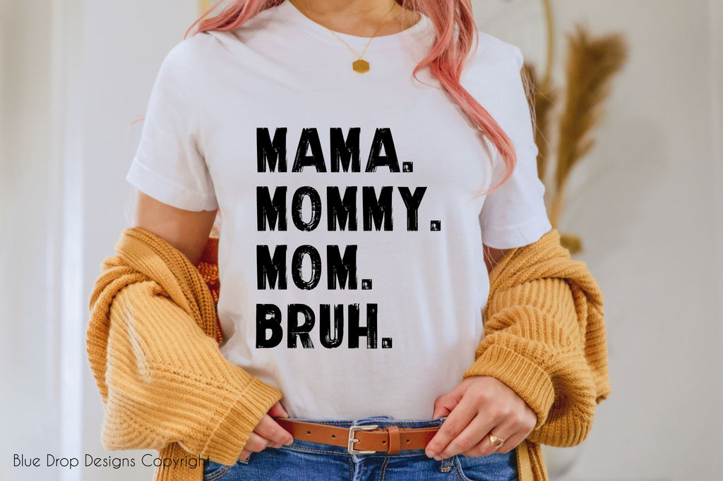 Mama Names Black Transfer – Blue Drop Transfers